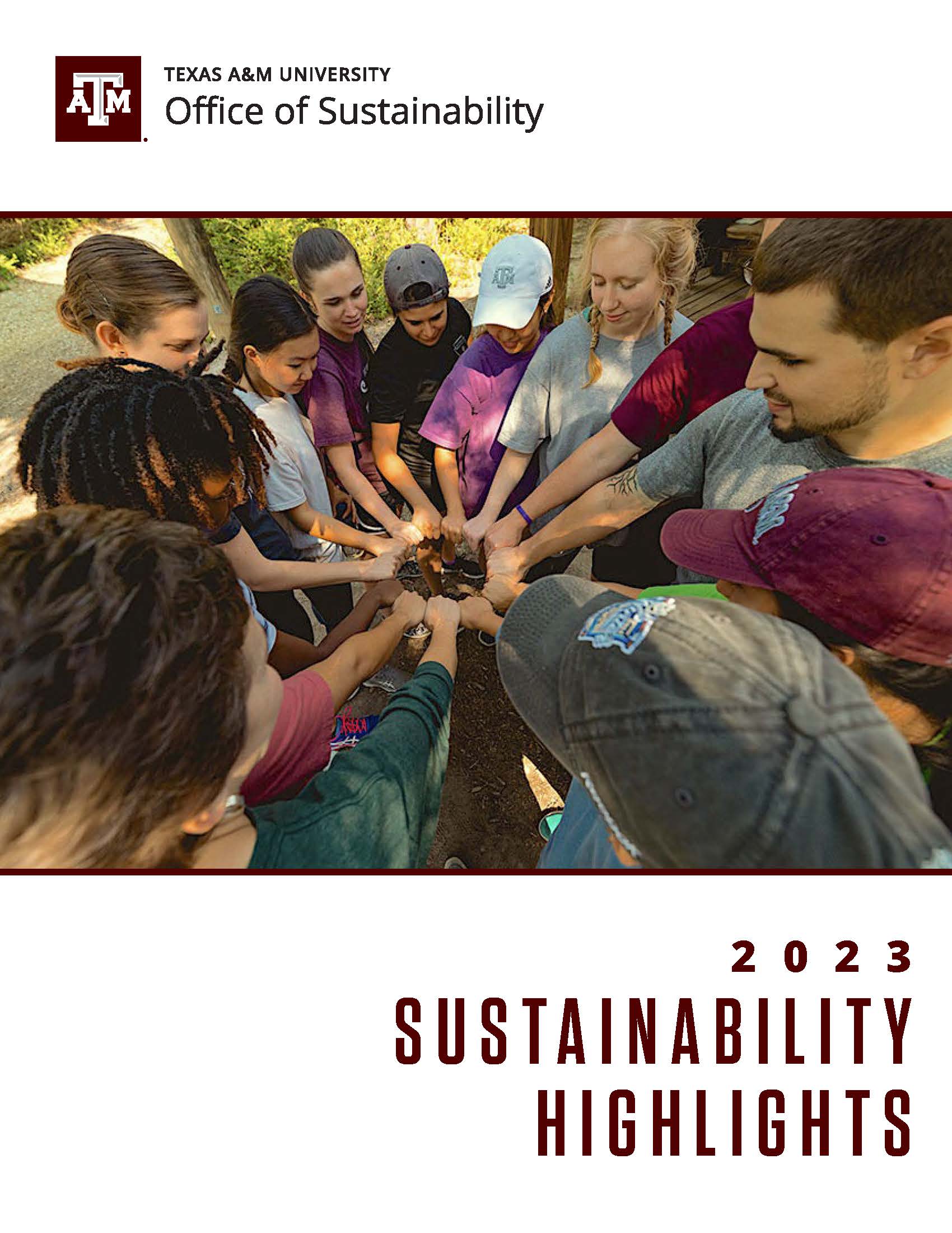 Cover of the 2023 Sustainability Highlights Report